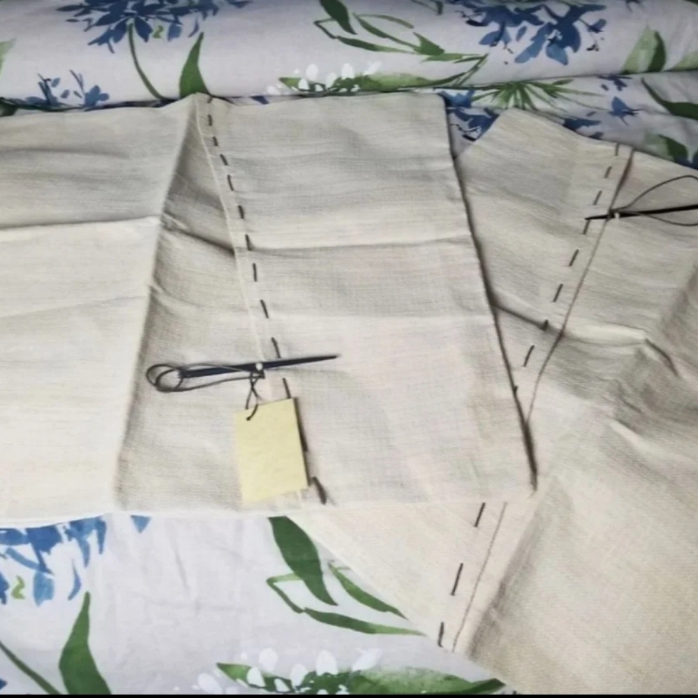 2 ECO FRIENDLY NATURAL FIBER Euro shams hand crafted boho tribal design